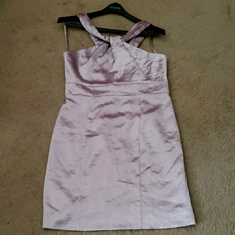 The Limited Dress. Bare Shoulder. Silver. Sz14.NWT